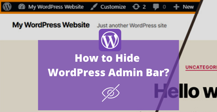 How to Hide WordPress Admin Bar