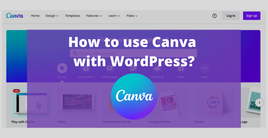how to use canva with wordpress