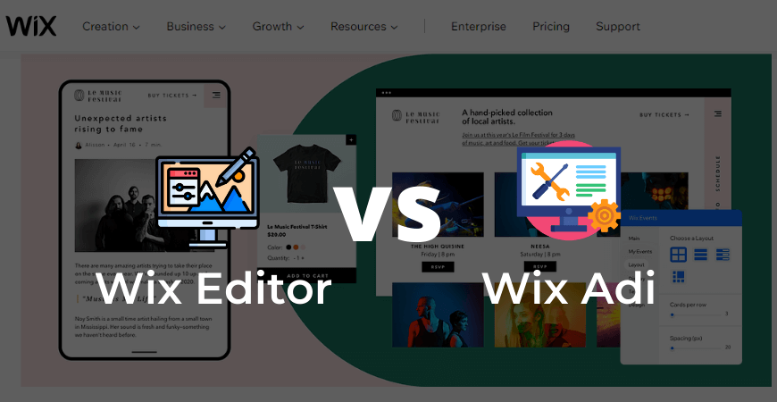 Wix Editor vs wix ADI
